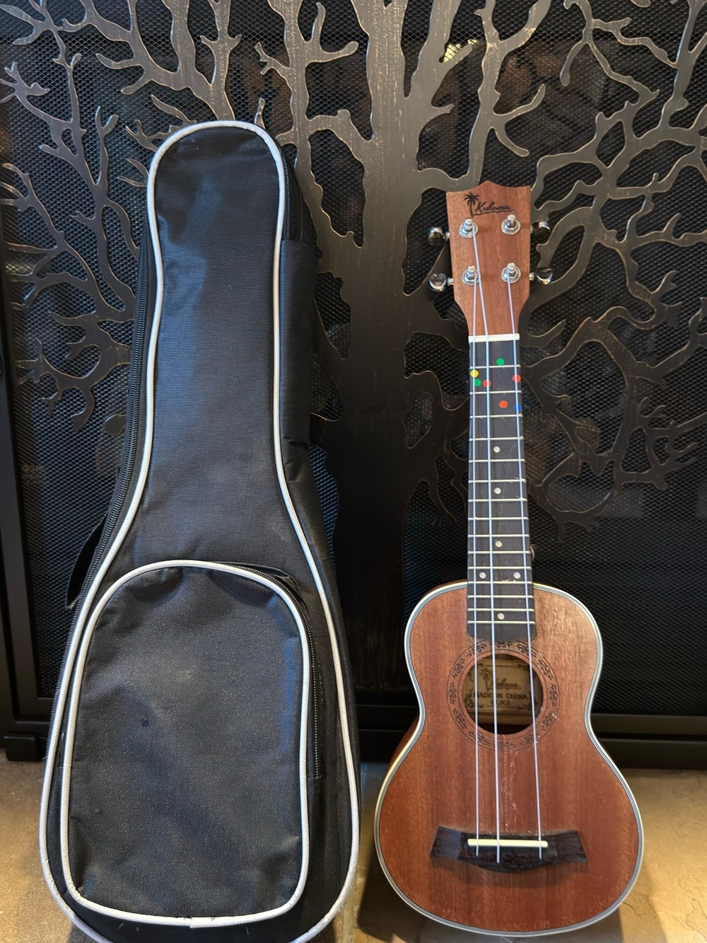 Kalane 21” Soprano Acoustic Ukulele with Black Gig Bag
